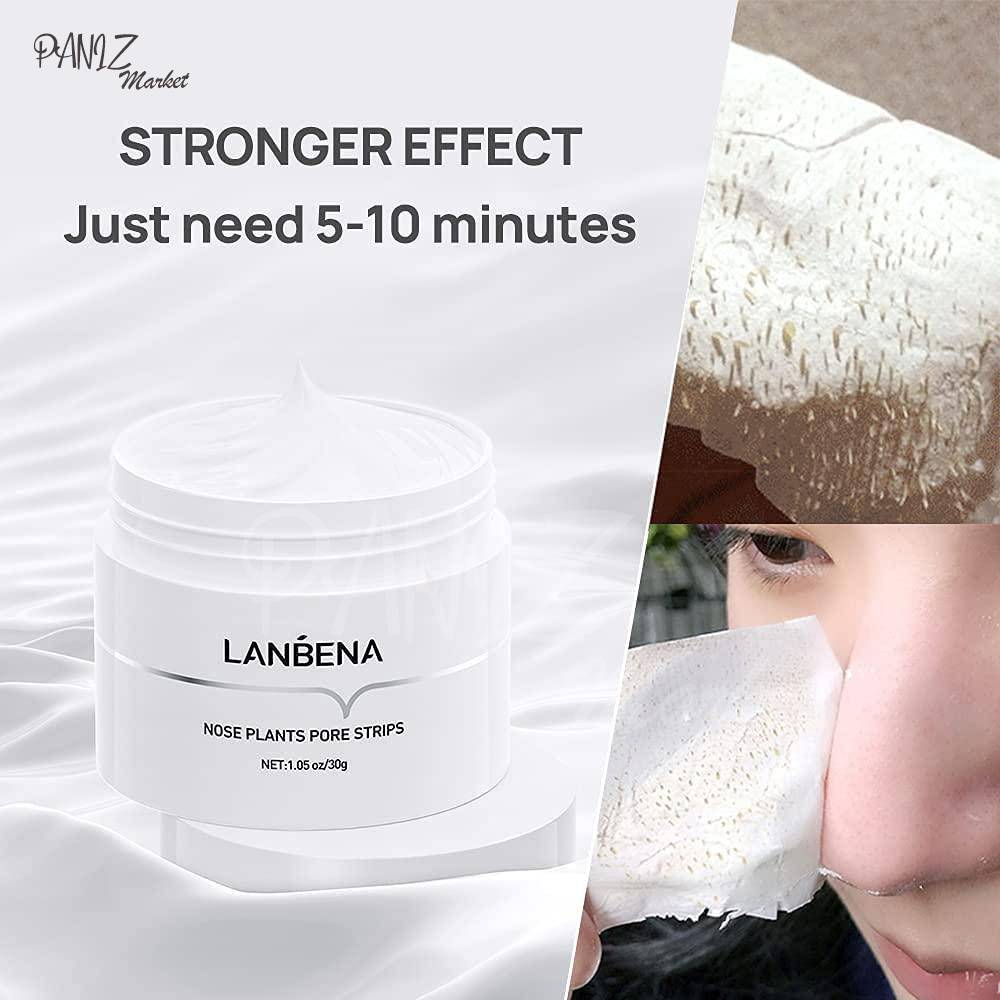 ماسک-و-چسب-پاکساز-جوش-سرسیاه-بینی-Lanbena-حاوی-BHA-2%