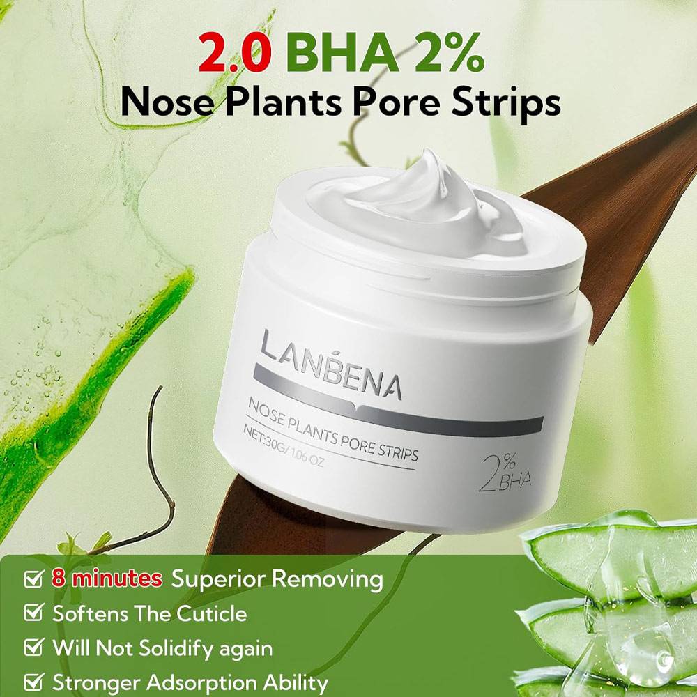 ماسک-و-چسب-پاکساز-جوش-سرسیاه-بینی-Lanbena-حاوی-BHA-2%