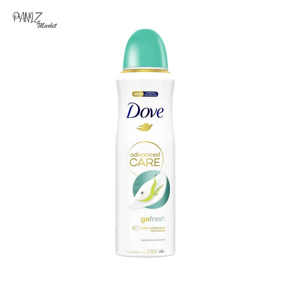 اسپری-ضد-تعریق-72-ساعته-داو-Dove-رایحه-گلابی-و-آلوئه-ورا-مدل-Advance-Care