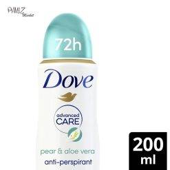 اسپری-ضد-تعریق-72-ساعته-داو-Dove-رایحه-گلابی-و-آلوئه-ورا-مدل-Advance-Care